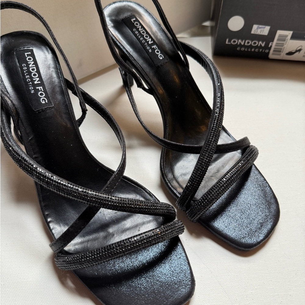 London Fog Women's Elegant Black Heels